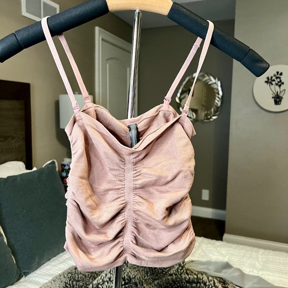 Anthropologie Seamless Ruched Bandeau Top, Size XXS/XS - Picture 2 of 3
